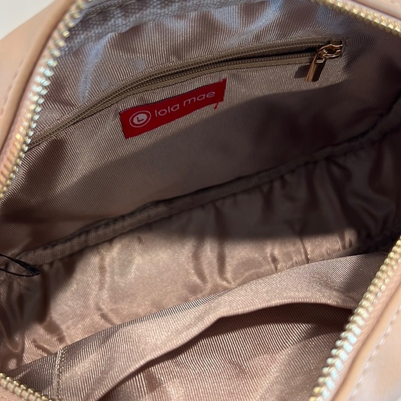 Lola Mae tan quilted crossbody / shoulder bag - Picture 7 of 11